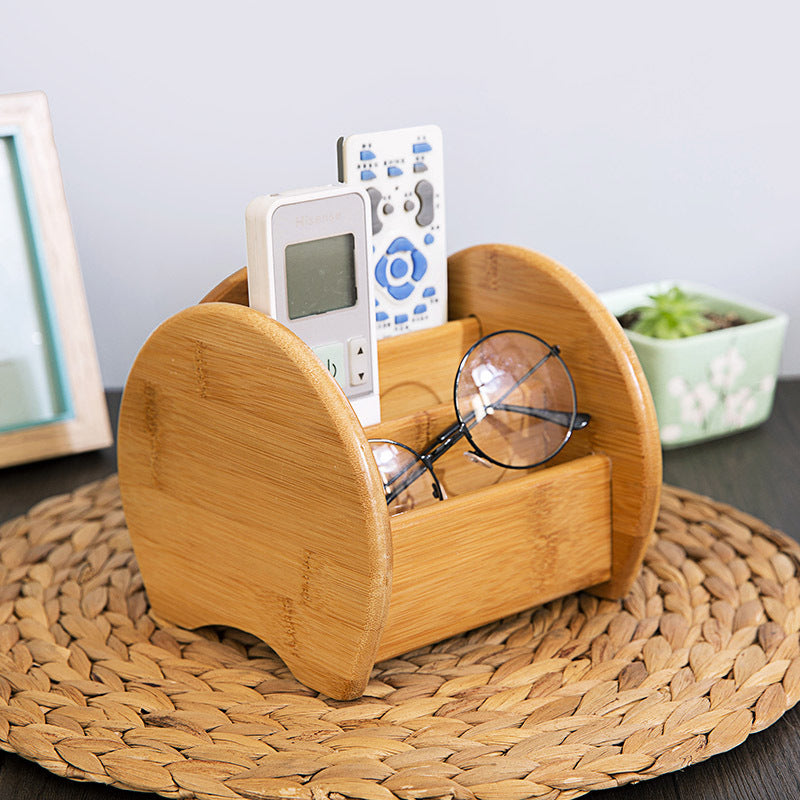 Office desk remote storage box rack