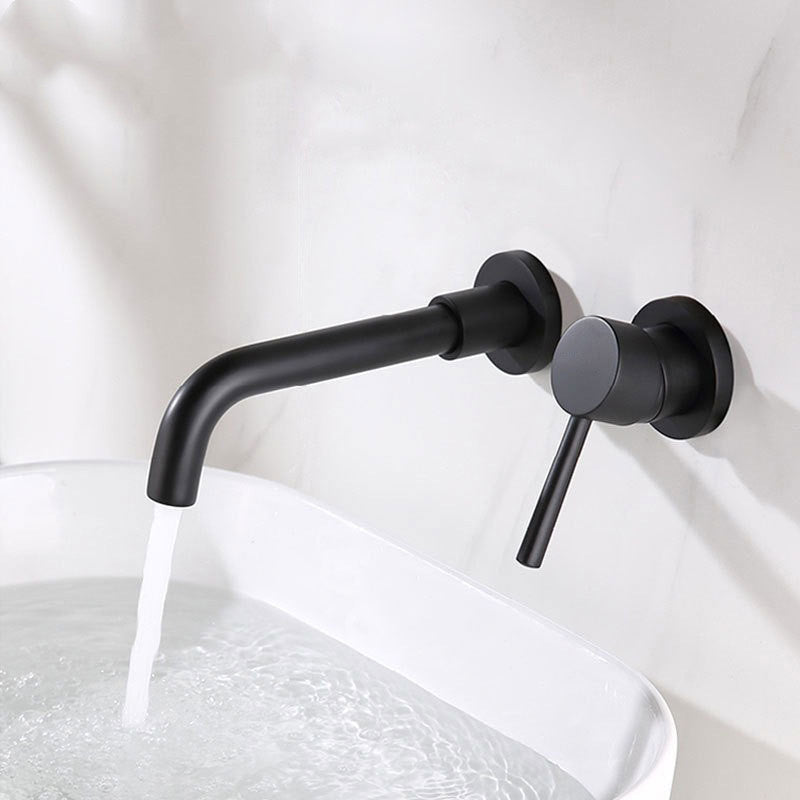 All Copper Mixing Valve Concealed Two-hole Hot And Cold Basin Faucet