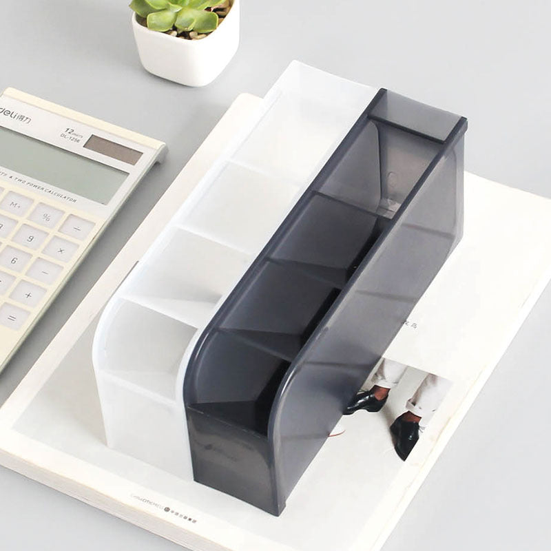 Inclined pen holder