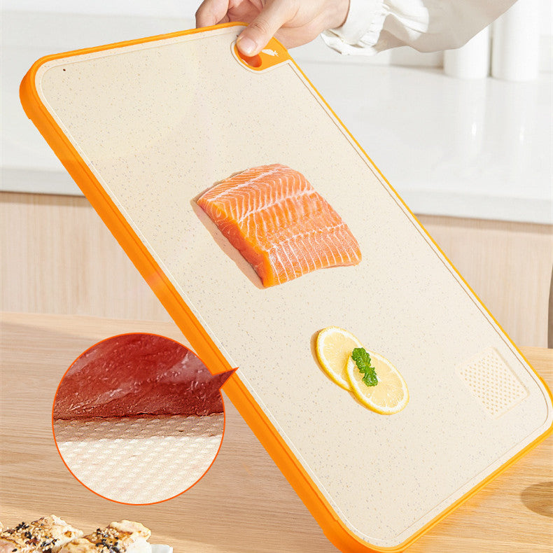 Vegetable Plate Household Cutting Board Plastic Fruit Sticky Board Set