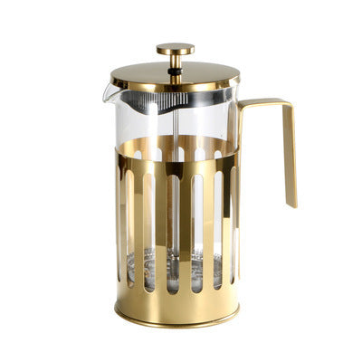 Hand Press Household Stainless Steel French Coffee Pot