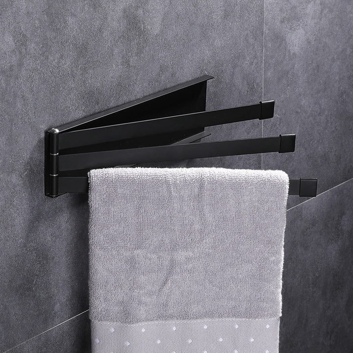 Punch-free towel rack