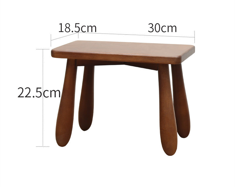 Solid Wood Low Stool Home Small  Creative