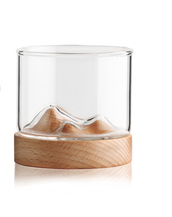 High Borosilicate Glass Water Cup Mountain Style Tea Cup