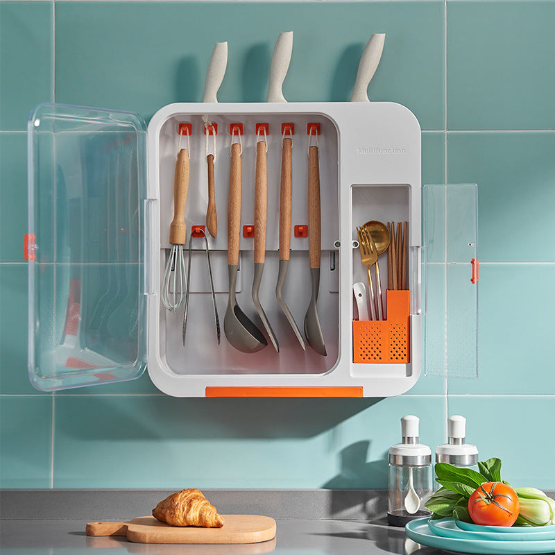 Kitchenware Wall-mounted Shelf Perforation-Free Storage Rack