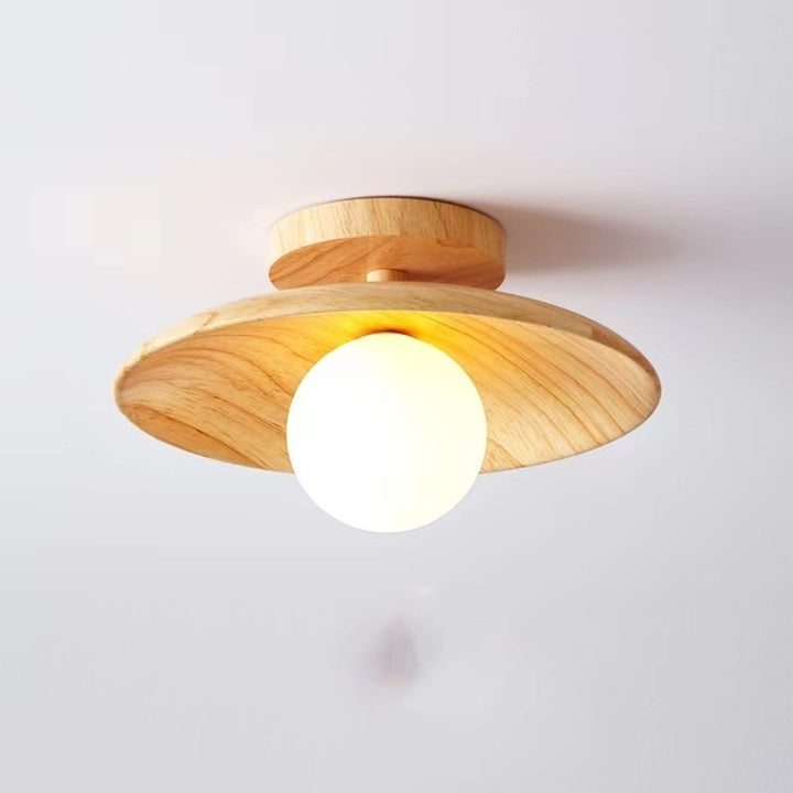 Japanese-style Solid Wood Aisle Light Ceiling Lamp Modern Minimalist