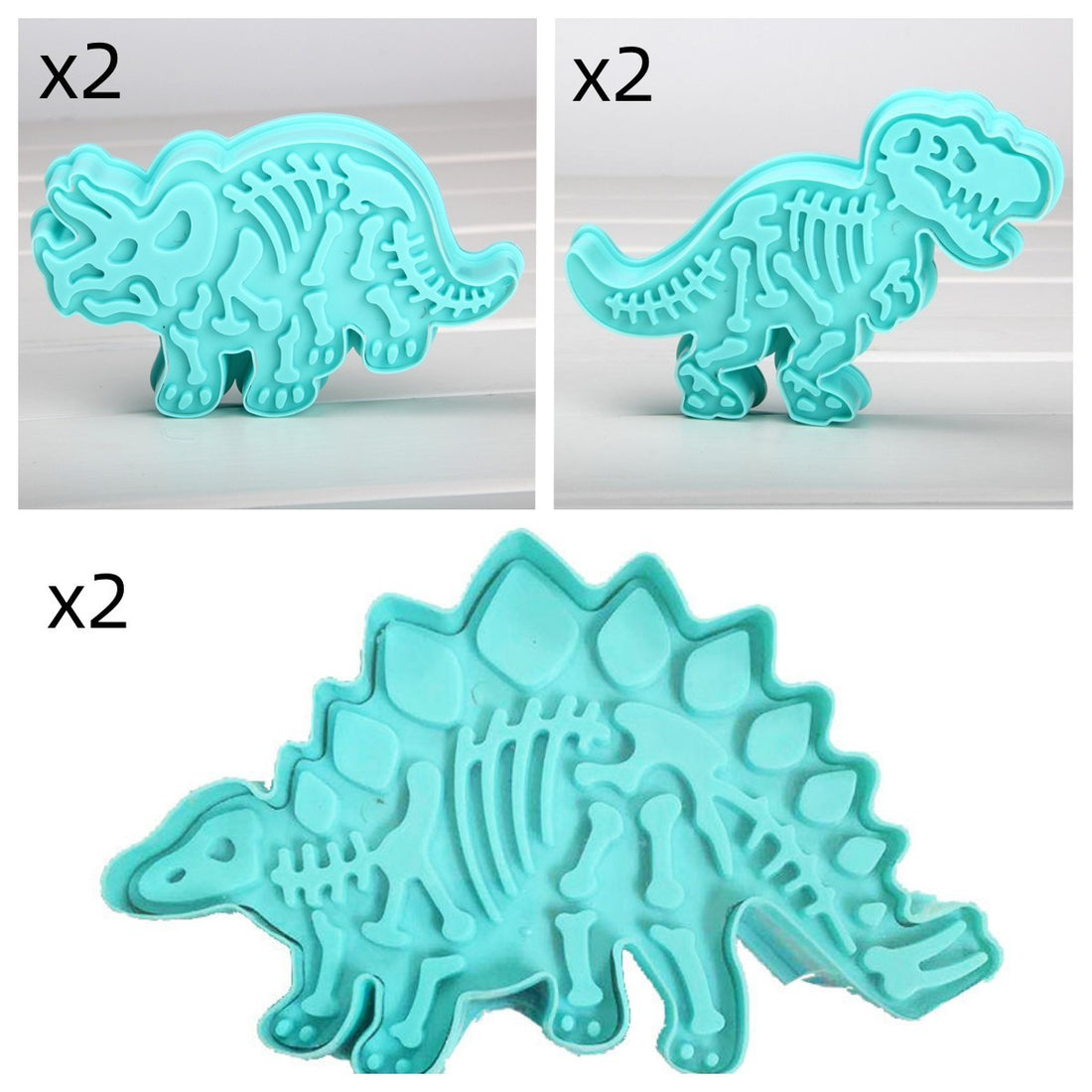 Dinosaur Fondant Icing Biscuit Cookie Cutter