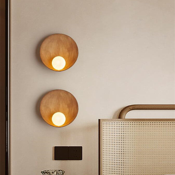 New Chinese Zen Style Shell Wall Lamp