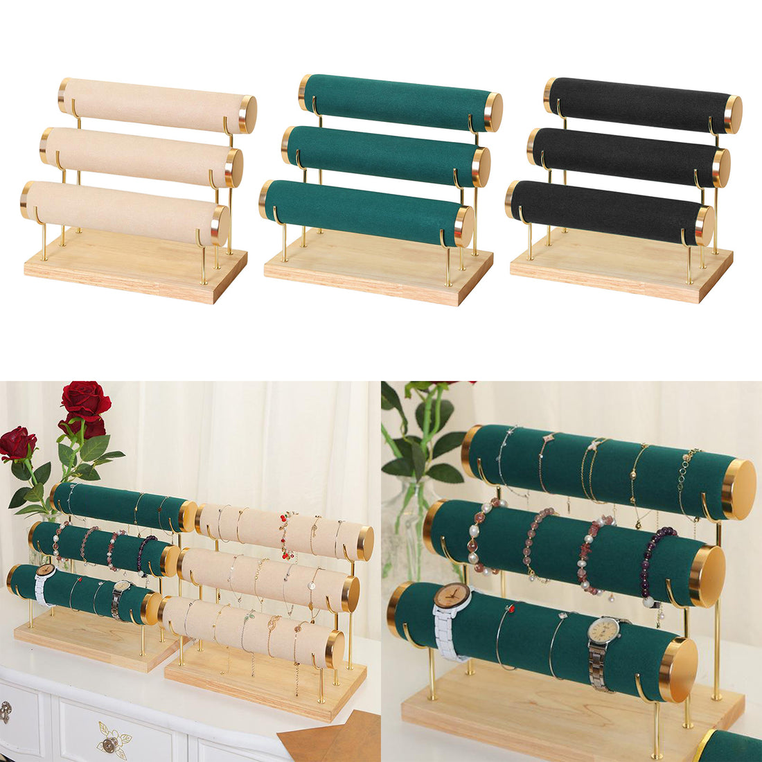 Log Wrought Iron Creative High-end Jewelry Props Display Watch Storage Rack