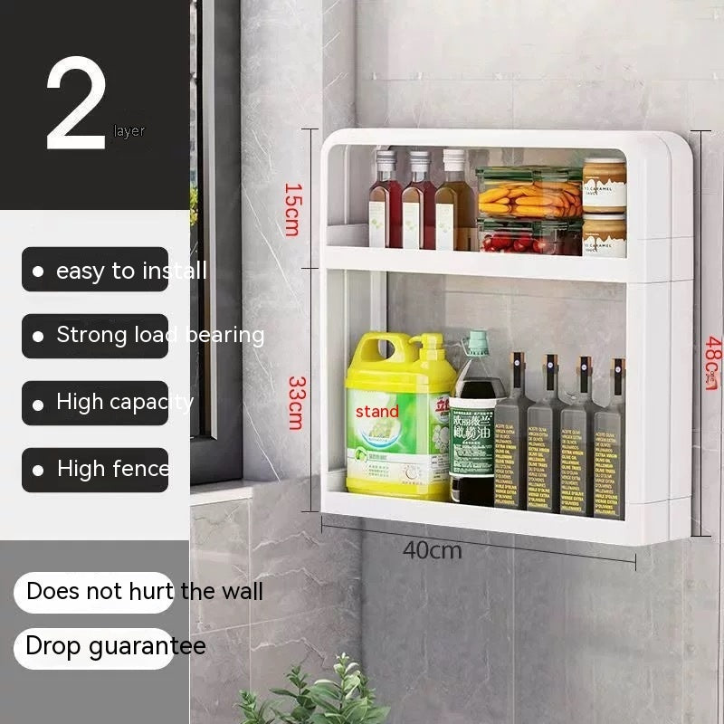 Kitchen Rack Punch-free Wall-mounted Household