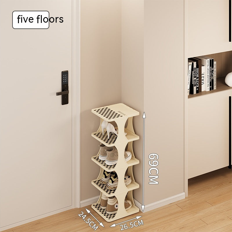 Household Folding Installation-free Dormitory Doorway Shoe Rack