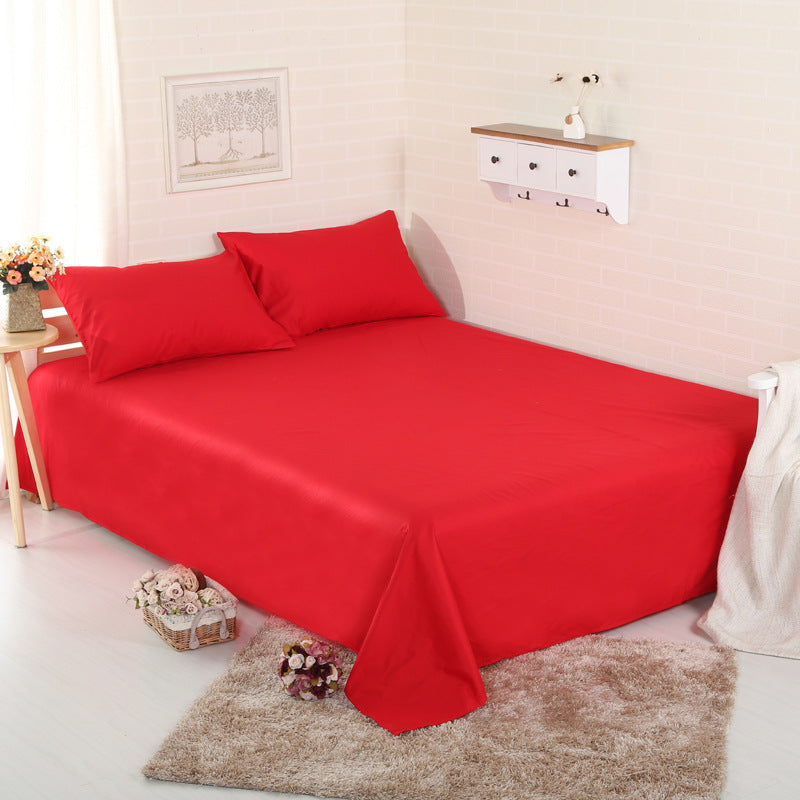 Cotton single-piece sheets