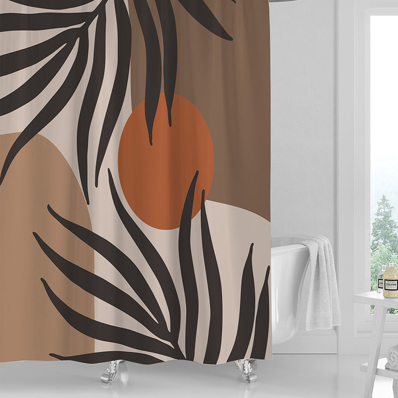 Printed Shower Curtain Waterproof Polyester Shower Curtain