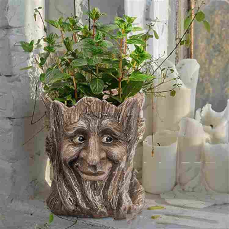 Resin Garden Plant Flowerpot Decoration Indoor