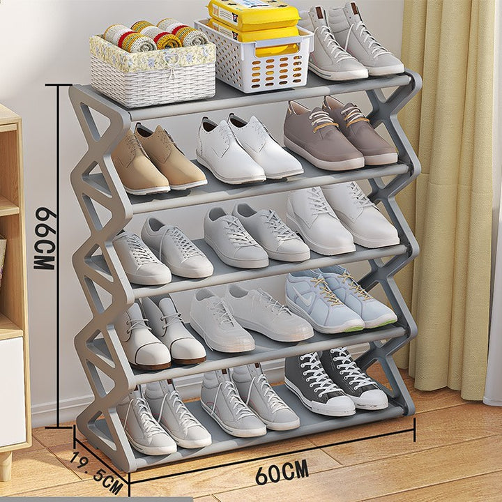 X-shaped Shoe Rack Simple Storage