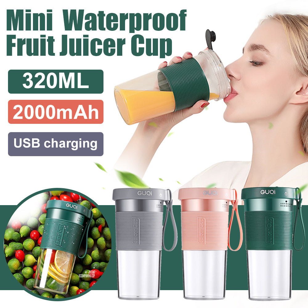 Mini-USB-aufladbarer tragbarer Mixer, elektrischer Fruchtsaftpresse, Smoothie-Maker für die Küche, leichte Sportflasche, Multifunktionsmixer