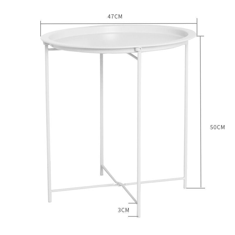 Simple Wrought Iron Small Coffee Tray Table Side A Few Functions