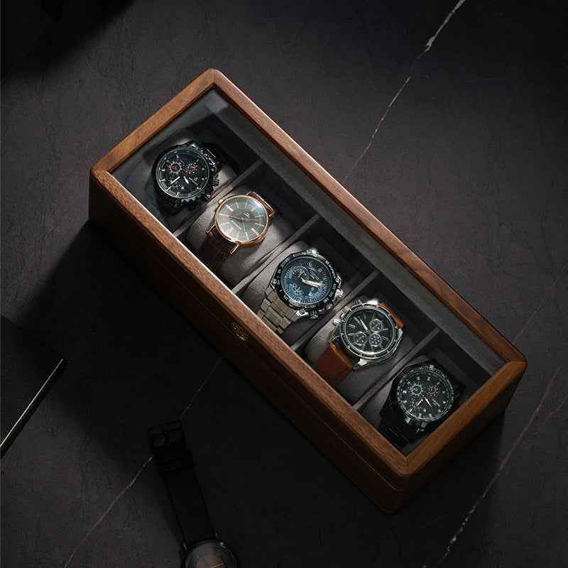 Solid Wood Mechanical Watch Storage Box Display Box