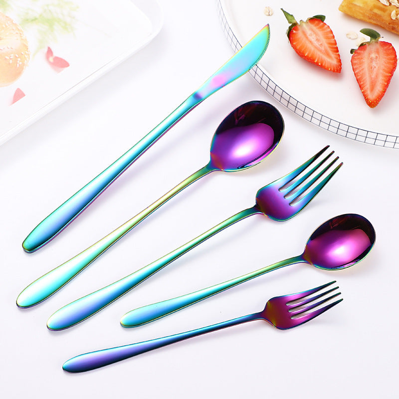 304 Stainless Steel Knife Fork And Spoon Set