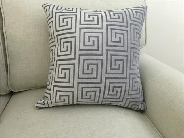 Home Decorative Sofa Throw Pillows Flannel Cushion Cover