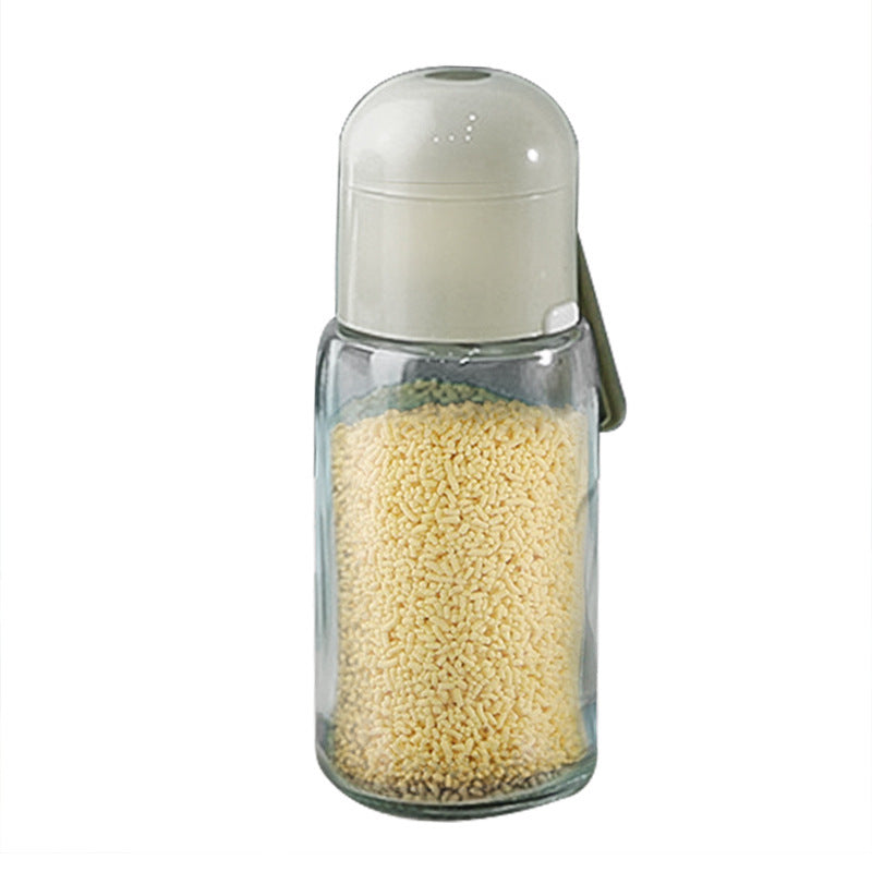 Kitchen Glass Seasoning Salt Control Bottle