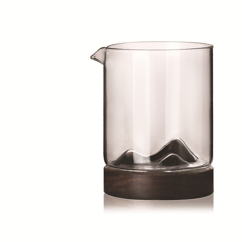 High Borosilicate Glass Water Cup Mountain Style Tea Cup