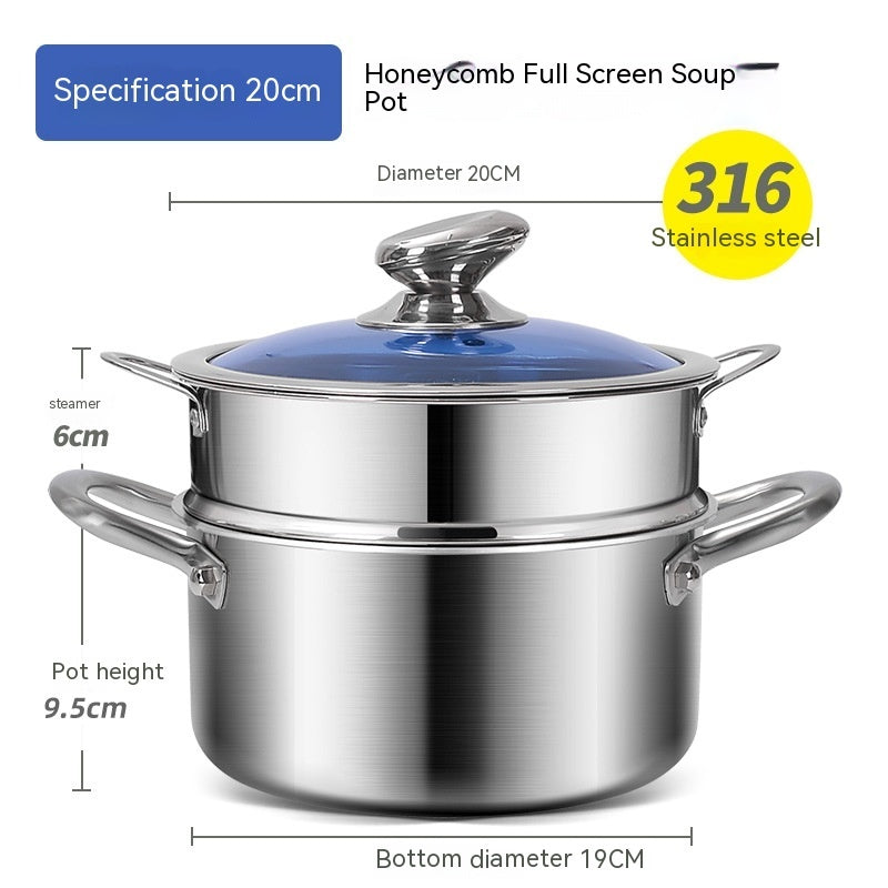 Stainless Steel Soup Pot Non-stick