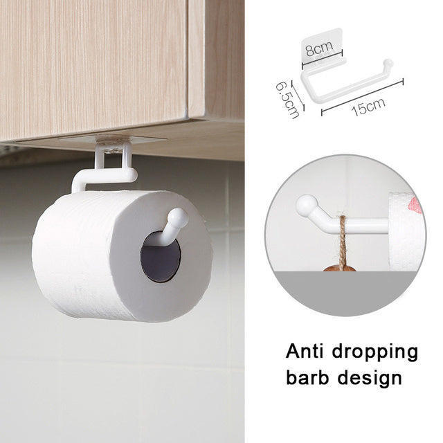 Non Perforated Kitchen Dedicated Paper Towel Rack Roll Paper Rack