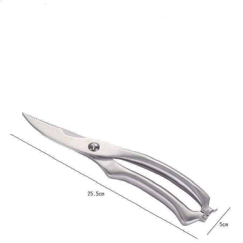 Automatic rebound stainless steel powerful kitchen scissors