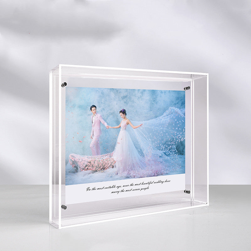 Acrylic Photo Frame Transparent Colorful Picture Frame