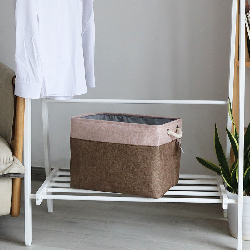 foldable fabric storage basket