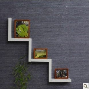 W-shaped Creative Partition Shelf Decoration