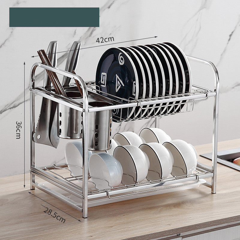 Chopsticks Dish Drain Rack Multifunctional Kitchen Storage Rack