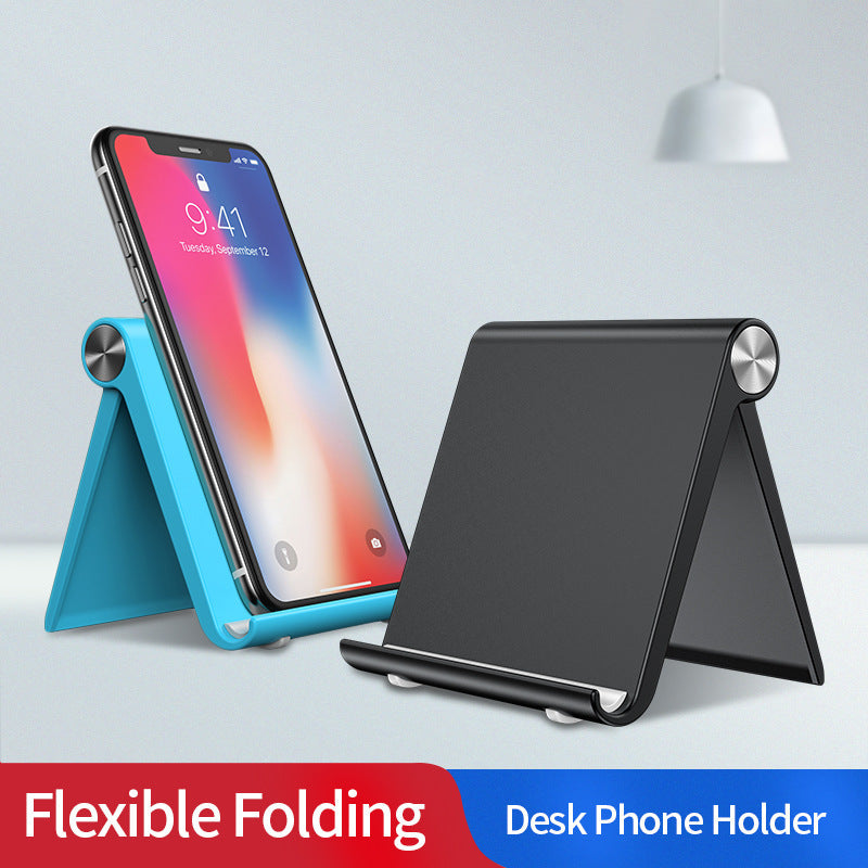 Desktop folding mobile phone stand