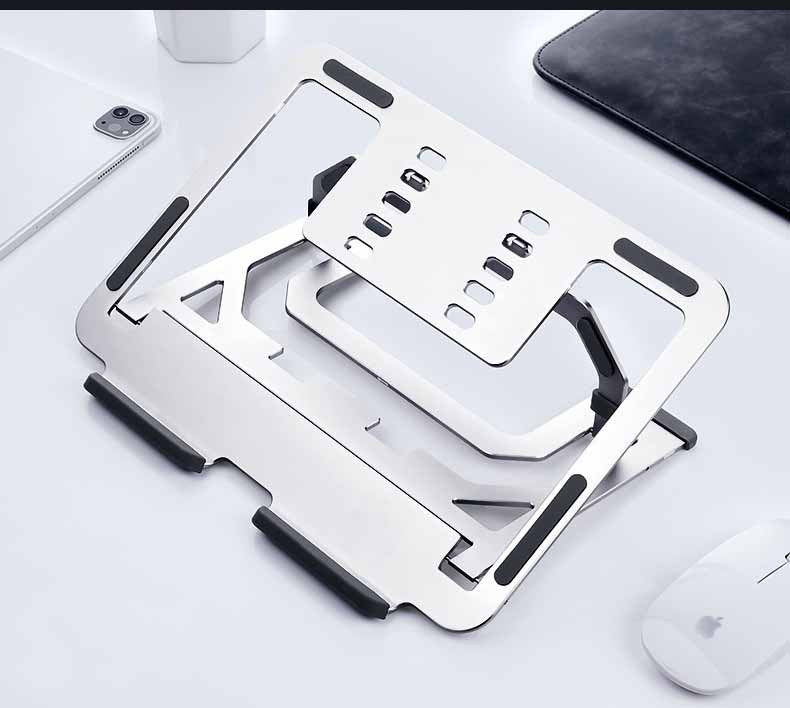 Einstellbare Aluminium Laptop Multi-Winkel Schreibtisch Laptop Halter Für Computer Laptop Halter Kühlung Halterung Riser Lagerung Rack