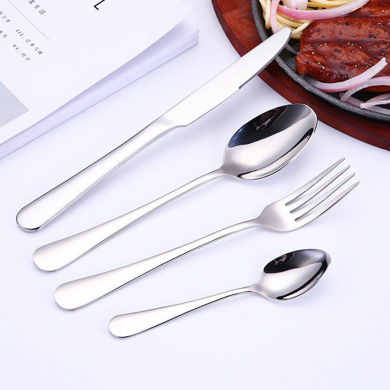 Stainless Steel Knife, Fork And Spoon Creative Nordic Style Tableware