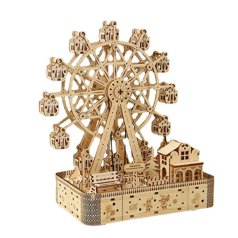 Music Ferris wheel wooden toys