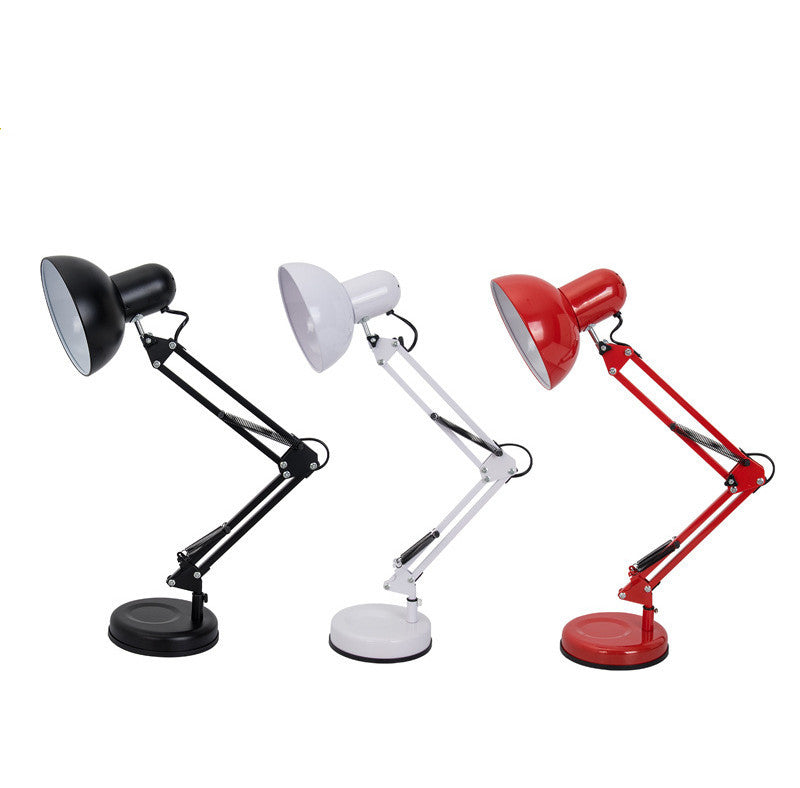 Modern LED Long Swing Arm adjustable classic desk Lamps E27 clip Table Lamp for