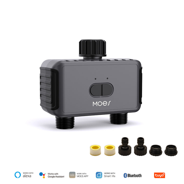 Bluetooth Graffiti Smart Home Double Outlet Irrigation Water Valve App