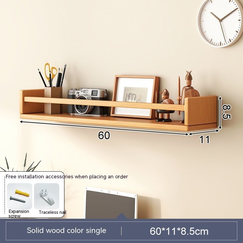 Shelf Partition Wood Board Parcel Shelf Shelf Wall Hanging