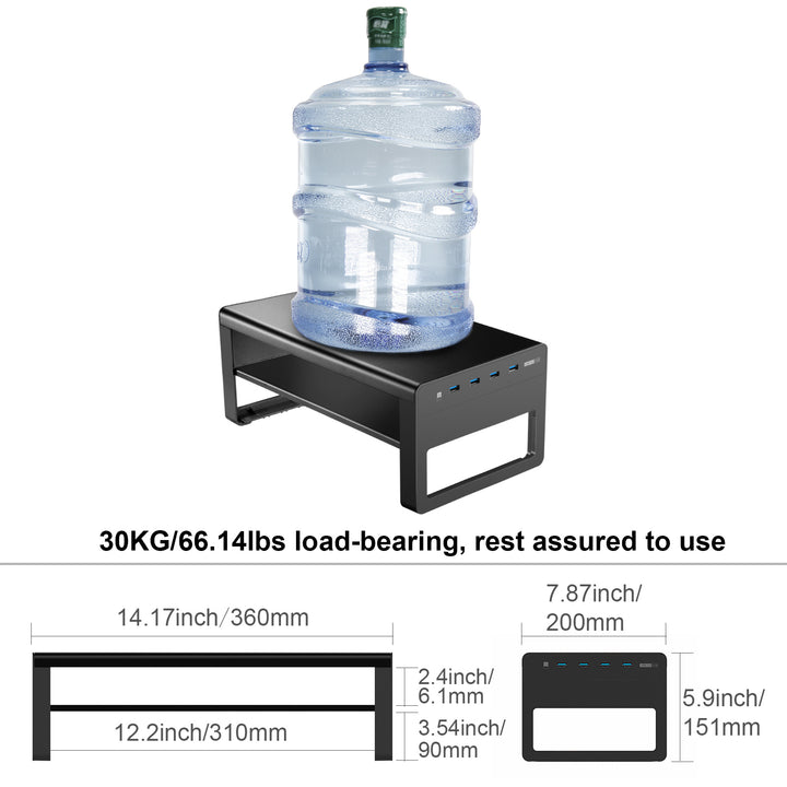 Computer Monitor Increase Rack Multifunctional Notebook Stand Office Screen Storage Base