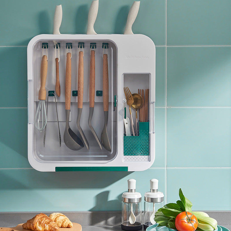 Kitchenware Wall-mounted Shelf Perforation-Free Storage Rack