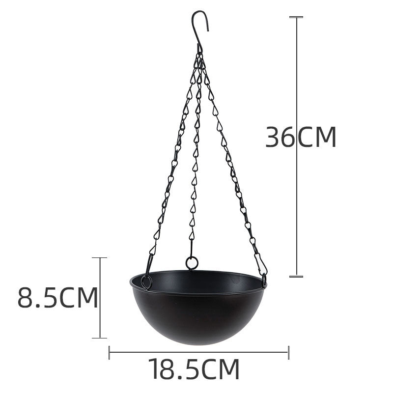 Hanging Iron Flower Pot Hanging Decorative Balcony