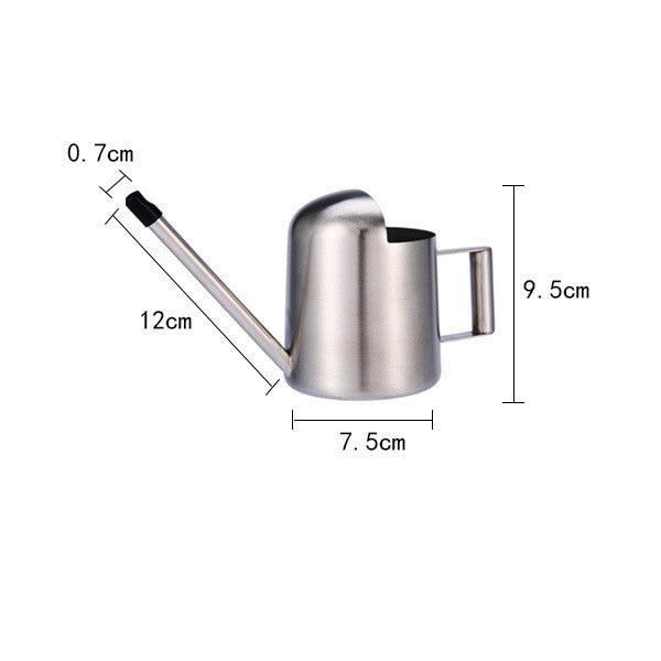 Stainless Steel Long Nozzle Watering Kettle Small