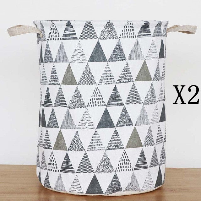 Clothing Laundry Basket Bag Foldable Laundry Basket With Large Capacity