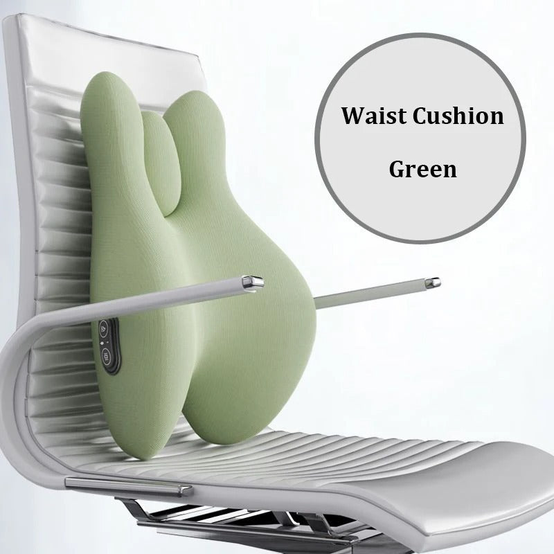 Cushion Office Waist Support Massage Heating Protection Backrest