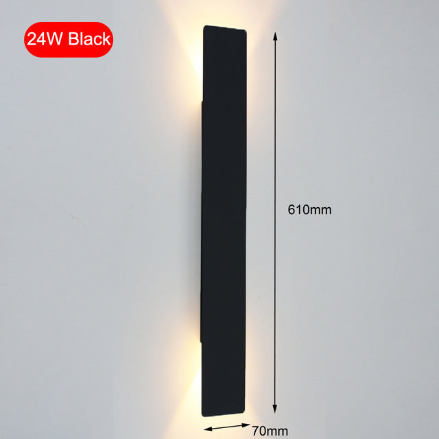 Applique murale d'intérieur LED 6 W simple et moderne pour chambre à coucher, salon, Ho