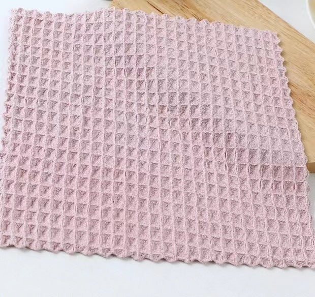 Waffle Kitchen Absorbent Lint-free Dishcloth