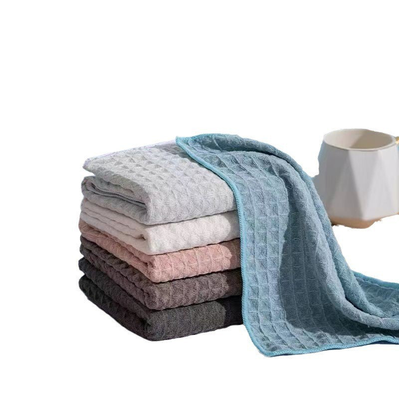 Waffle Kitchen Absorbent Lint-free Dishcloth