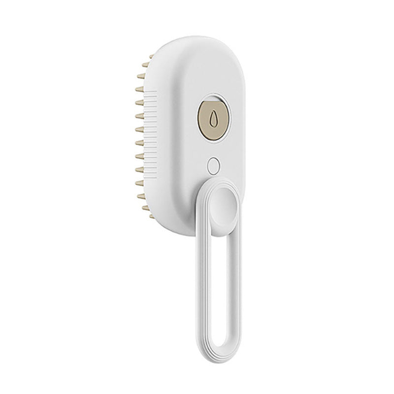 Brosse à vapeur pour chat Brosse à vapeur pour chien 3 en 1 Brosse à poils de chat à pulvérisation électrique pour massage Peigne de toilettage pour animaux Peignes d'épilation Produits pour animaux de compagnie